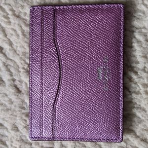 Coach Lilac Card Case